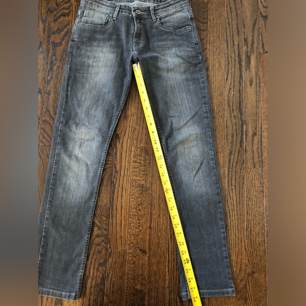 Pepe Jeans London Boys 14 Dakota Cashed Black Vintage Slim Fit Mid-Rise Jeans - Picture 8 of 12
